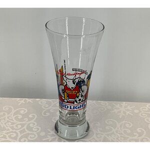 Bud Light 1996 Spuds Mackenzie USA Sports Glass